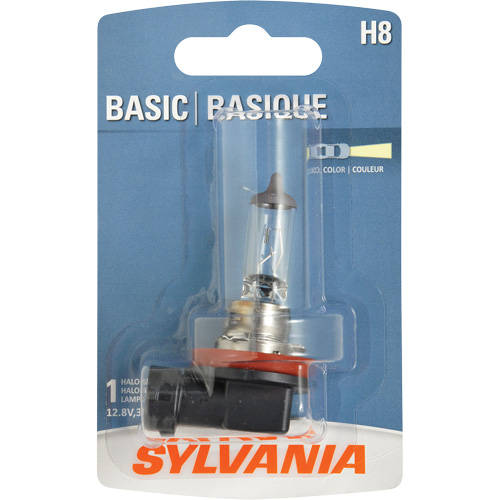 Ampoule de base pour feu avant H8, Halog&egrave;ne, 35 W, Blanc cass&eacute; Mukwa Safety Services