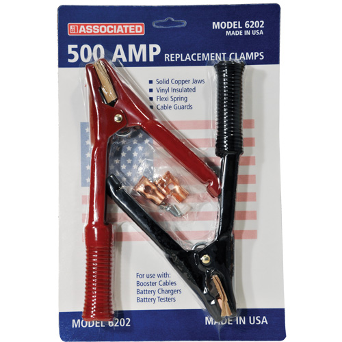 500 Amp Professional Heavy-Duty Booster Cable Clamps Mukwa Safety Services