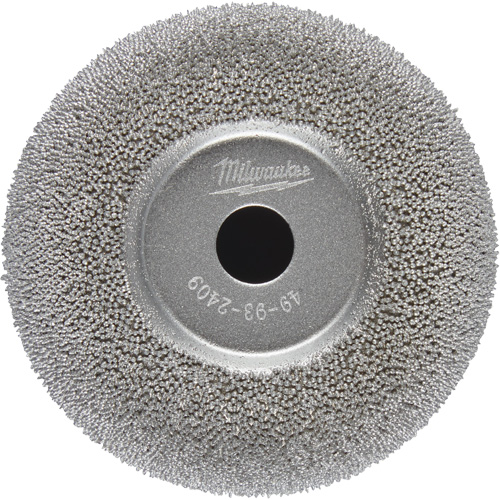 Meule &agrave; polir &agrave; contour &eacute;vas&eacute; 2-1/2" pour ponceuse pour pneus &agrave; basse vitesse M12 Fuel Mukwa Safety Services