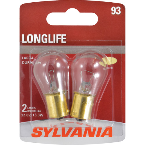 Mini ampoule automobile longue dur&eacute;e mod&egrave;le 93, Incandescente, 13,3 W Mukwa Safety Services