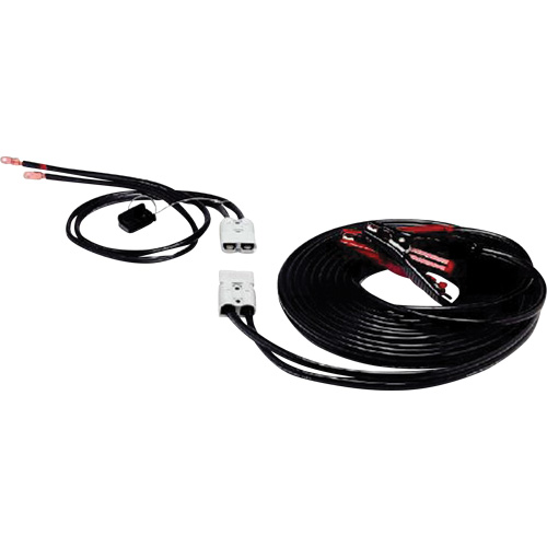 Pinces robustes enti&egrave;rement isol&eacute;es avec adaptateurs de borne lat&eacute;rale, 4 AWG, 500 A, C&acirc;ble 25' Mukwa Safety Services