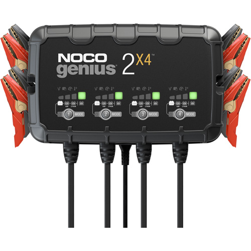 Chargeur de batterie 4 sorties de 8 A Genius 2X4 Mukwa Safety Services