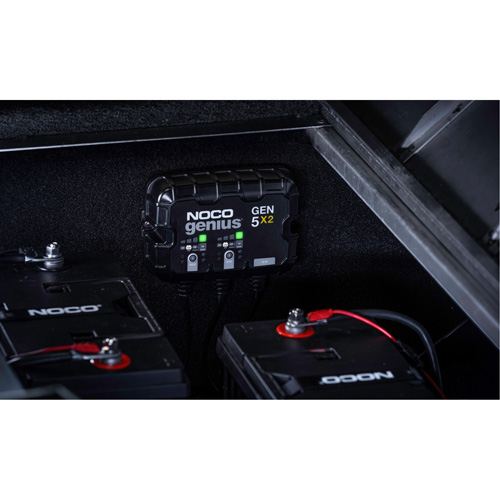 Chargeur de batterie embarqu&eacute; &agrave; 2 sorties de 10 amp&egrave;res Gen5X2 Genius Mukwa Safety Services