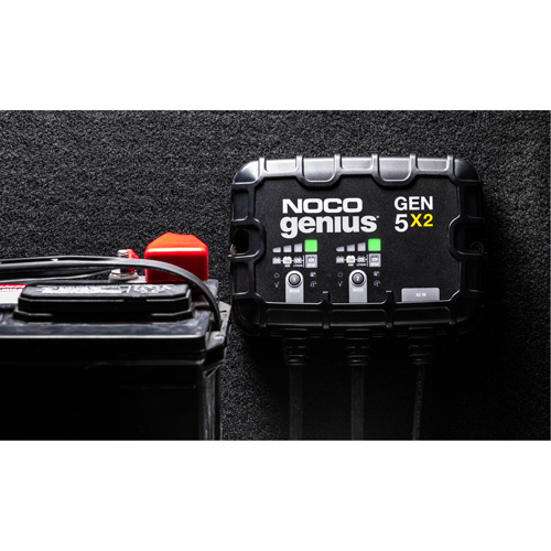 Chargeur de batterie embarqu&eacute; &agrave; 2 sorties de 10 amp&egrave;res Gen5X2 Genius Mukwa Safety Services