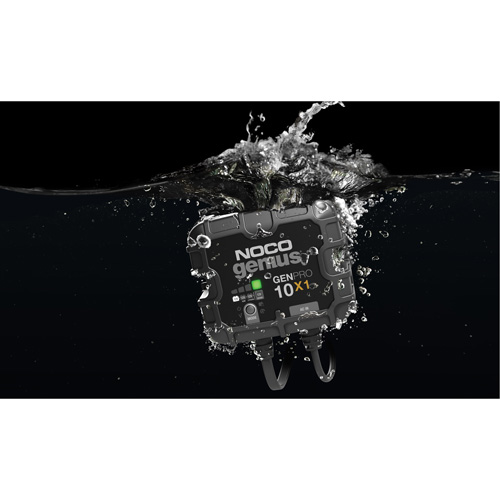 Chargeur de batterie embarqu&eacute; &agrave; 1 sortie de 10 amp&egrave;res GenPro10X1 Genius Mukwa Safety Services