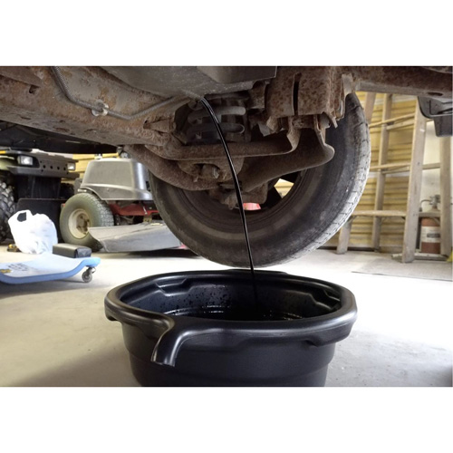 Black Oval Drain Pan Mukwa Safety Services