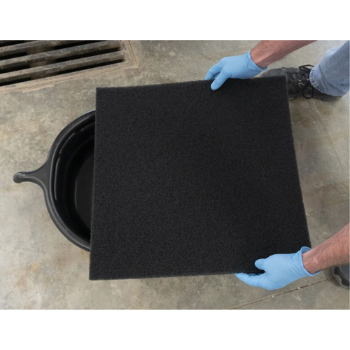 Black Oval Drain Pan Mukwa Safety Services