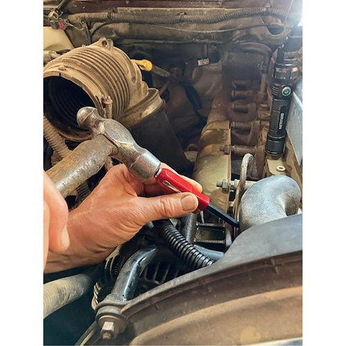Barre-levier avec extr&eacute;mit&eacute; de frappe, 1/4" la x 5" lo Mukwa Safety Services