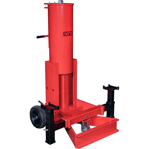 Air Lift Jack, 10 Ton(s) Capacity, 12-1/4" - 49-1/2" H Mukwa Safety Services