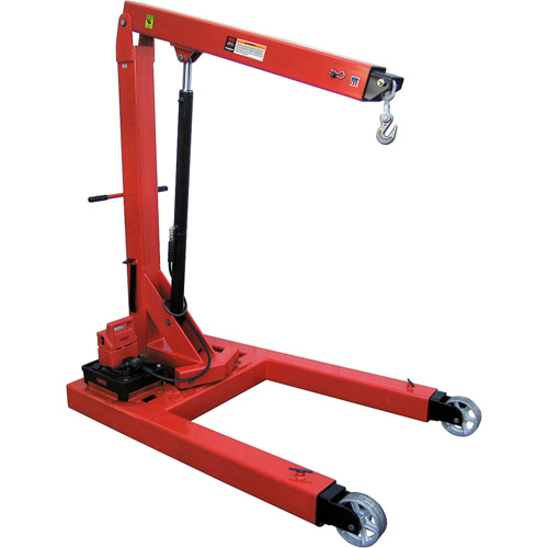 Electro Hydraulic Floor Crane, 6613.87 lbs. (3 tons) Capacity Mukwa Safety Services