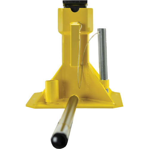 EZ-Wheel Jack Stand, Locking Pin, 22 Tons Capacity, 13-1/2" - 20" H Mukwa Safety Services