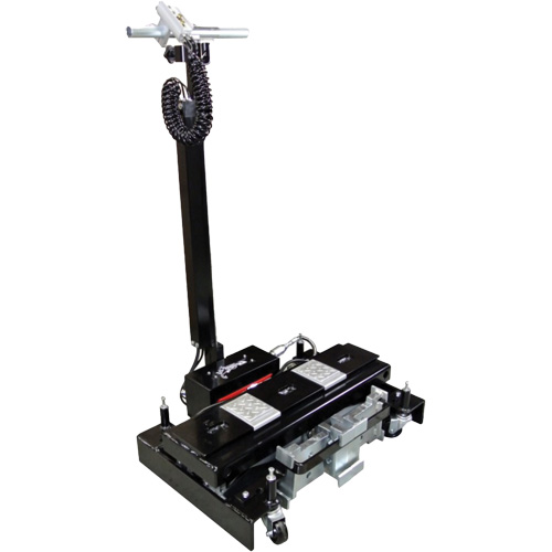 Cric de service de plancher, 14 tonne(s) Capacit&eacute;, 8-1/4" Abaiss&eacute;e, 20" &eacute;lev&eacute;e, Air comprim&eacute;/hydraulique Mukwa Safety Services