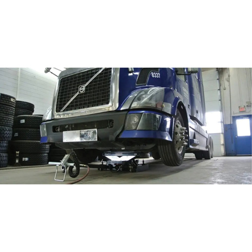 Cric de service de plancher, 14 tonne(s) Capacit&eacute;, 8-1/4" Abaiss&eacute;e, 20" &eacute;lev&eacute;e, Air comprim&eacute;/hydraulique Mukwa Safety Services