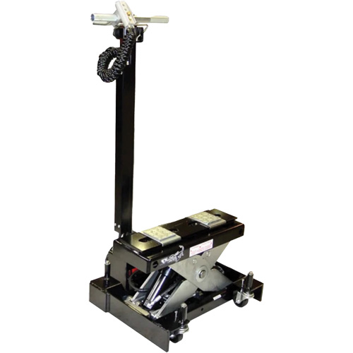 Floor Service Jack, 12 Ton(s) Capacity, 7-1/2" Lowered, 15-3/4" Raised, Air Hydraulic Mukwa Safety Services