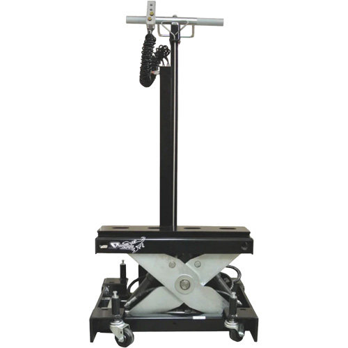 Floor Service Jack, 12 Ton(s) Capacity, 7-1/2" Lowered, 15-3/4" Raised, Air Hydraulic Mukwa Safety Services