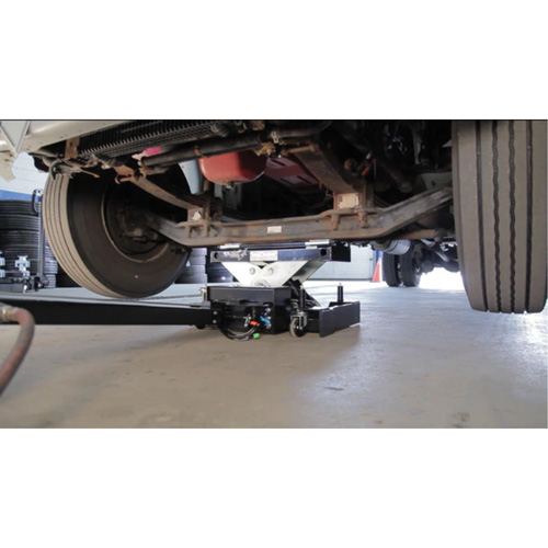 Floor Service Jack, 12 Ton(s) Capacity, 7-1/2" Lowered, 15-3/4" Raised, Air Hydraulic Mukwa Safety Services