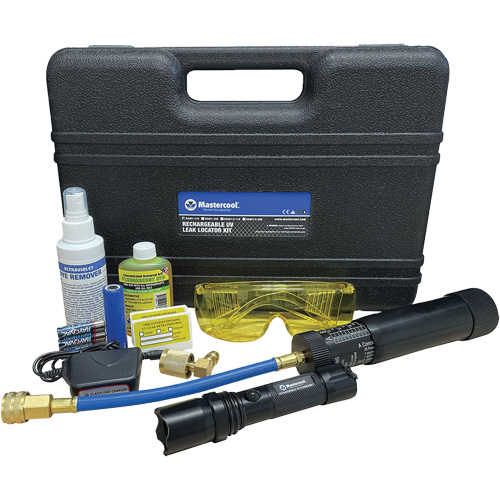 Trousse de d&eacute;tection de fuite UV rechargeable Mukwa Safety Services