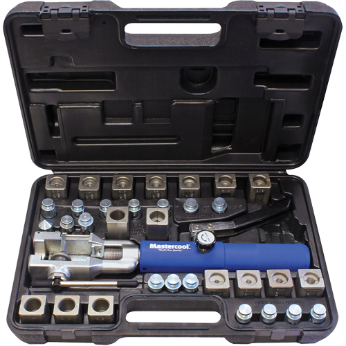 Jeu d'outils &agrave; &eacute;vaser hydraulique universel avec manche bleu & jeu d'adaptateurs Mukwa Safety Services