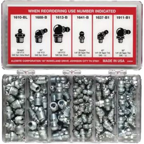 96-Piece Fitting Assortment with Box Mukwa Safety Services