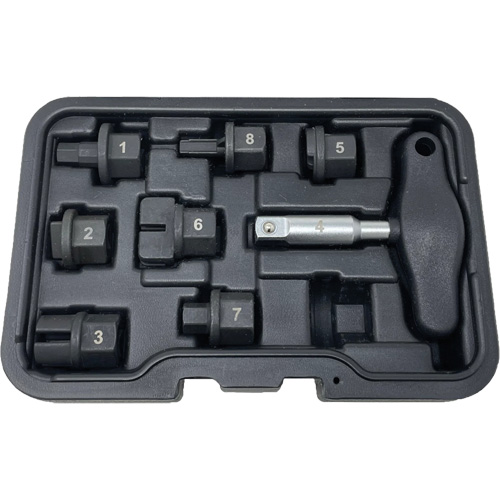 Trousse d'outils pour bouchons de vidange dhuile 8 morceaux Mukwa Safety Services
