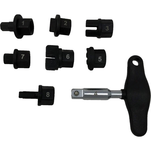 Trousse d'outils pour bouchons de vidange dhuile 8 morceaux Mukwa Safety Services