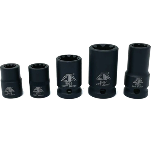 5 Pc. VAG Brake Caliper Socket Set Mukwa Safety Services