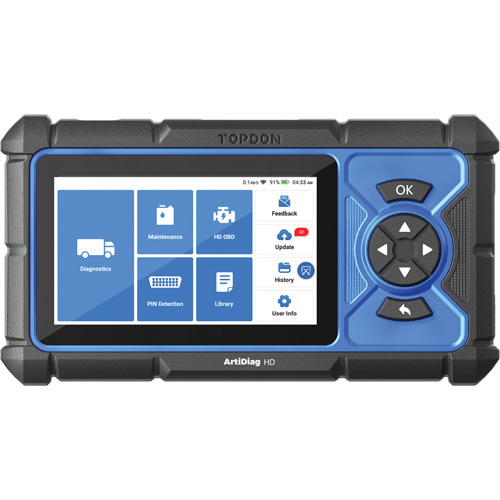 ArtiDiag HD 5" Heavy-Duty Scan Tool with Service Functions Mukwa Safety Services