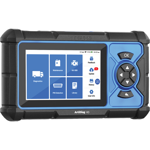 ArtiDiag HD 5" Heavy-Duty Scan Tool with Service Functions Mukwa Safety Services
