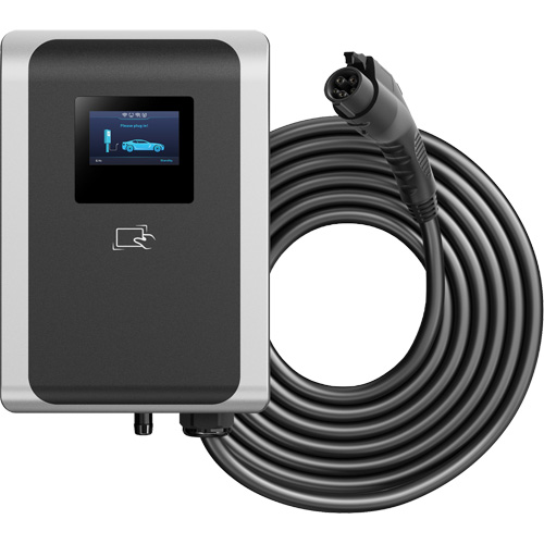 Chargeur pour VE commercial PulseQ AC Max, 48 A, Niveau 2 CA, Connecteur Type 1 (SAE J1772) Mukwa Safety Services