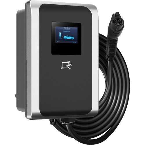 Chargeur pour VE commercial PulseQ AC Max, 48 A, Niveau 2 CA, Connecteur Type 1 (SAE J1772) Mukwa Safety Services
