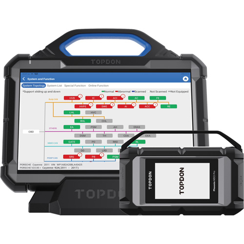 Outil de diagnostic de niveau OE Phoenix Max Basic de 13,3", station daccueil et programmation infonuagique Mukwa Safety Services