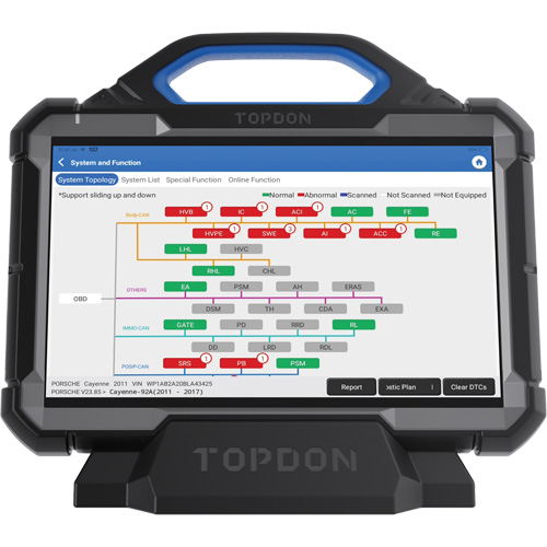 Outil de diagnostic de niveau OE Phoenix Max Basic de 13,3", station daccueil et programmation infonuagique Mukwa Safety Services