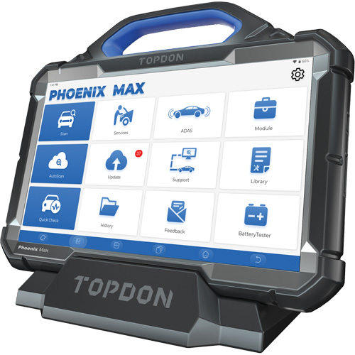 Outil de diagnostic Phoenix Max de niveau &eacute;quipement original de 13,3" avec station daccueil et oscilloscope &agrave; 4 voies Mukwa Safety Services