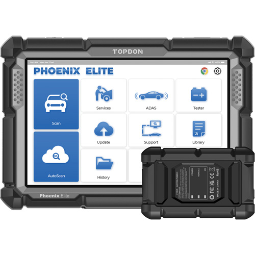 Phoenix Elite 10.1" OE-Level Scan Tool with Cloud-Based Programming & CANFD Mukwa Safety Services