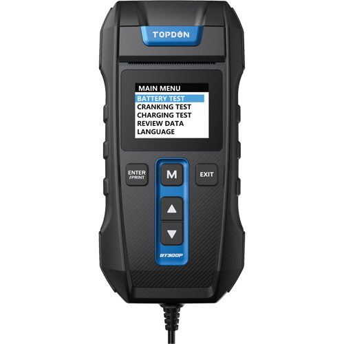 BT300P Battery, Charging & Cranking System Tester with Printer Mukwa Safety Services