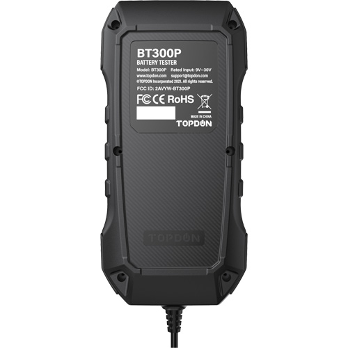 BT300P Battery, Charging & Cranking System Tester with Printer Mukwa Safety Services