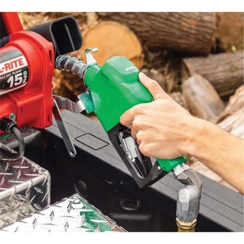 Green Automatic Diesel Spout Nozzle Mukwa Safety Services