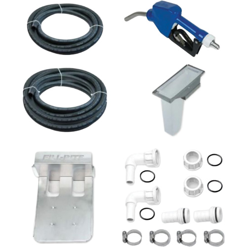 115V AC DEF Transfer Pump & IBC Tote Bracket with Nozzle Mukwa Safety Services