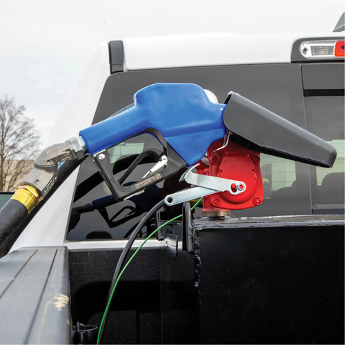 Pistolet automatique temps froid bleu pour diesel Mukwa Safety Services