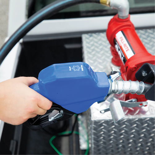 Pistolet automatique temps froid bleu pour diesel Mukwa Safety Services