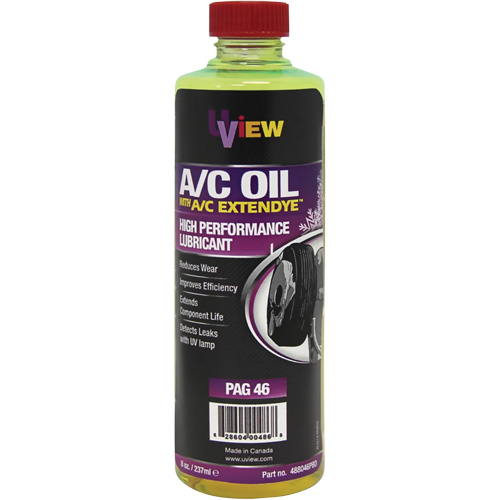 PAG 46 Oil with A/C ExtenDye, 237 ml, Bottle Mukwa Safety Services