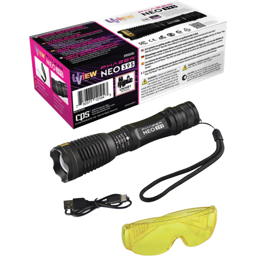 UView&reg; Phazer NEO 395 Rechargeable UV Leak Detection Light Mukwa Safety Services