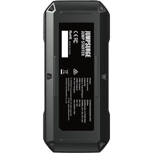 JumpSurge2000Pro 2500 Peak Amp Battery Jump Starter, Power Bank & Flashlight Mukwa Safety Services