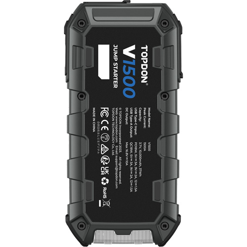V1500 Jump Starter, Booster, Power Bank & Flashlight Mukwa Safety Services