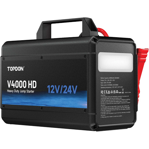 V4000 HD 12V/24V 4000A Jump Starter Mukwa Safety Services