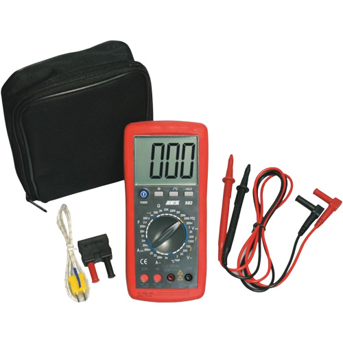 Deluxe Digital Multimeter with Amp Shutters Mukwa Safety Services