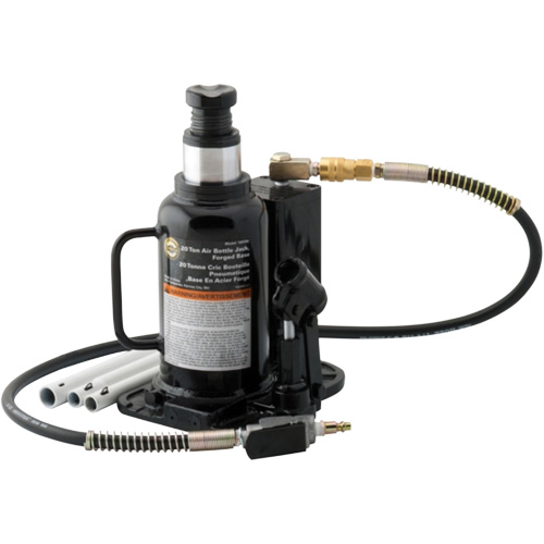 Cric-bouteille pneumatique, 20 tonne(s), Air comprim&eacute;/hydraulique, 18-3/4" Hauteur &eacute;lev&eacute;e Mukwa Safety Services