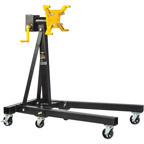 1250 lbs. Rotating Head & Folding Engine Stand, 42-3/4" H Mukwa Safety Services