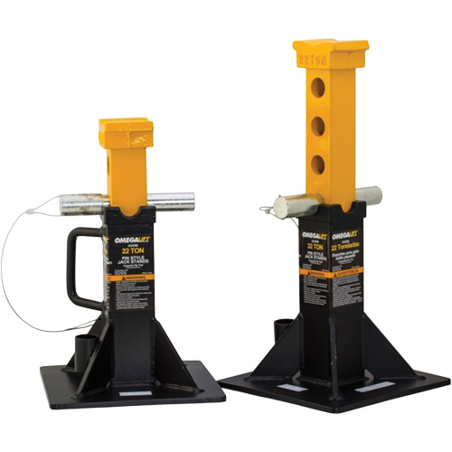Chandelle robuste, Tige verrouillable, Capacit&eacute; de 22 tonnes, 12-1/4" - 19-7/8" h Mukwa Safety Services