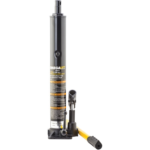 Long Crane Jack, 1.5 Ton(s), Manual Hydraulic, 35-1/4" Raised Height Mukwa Safety Services